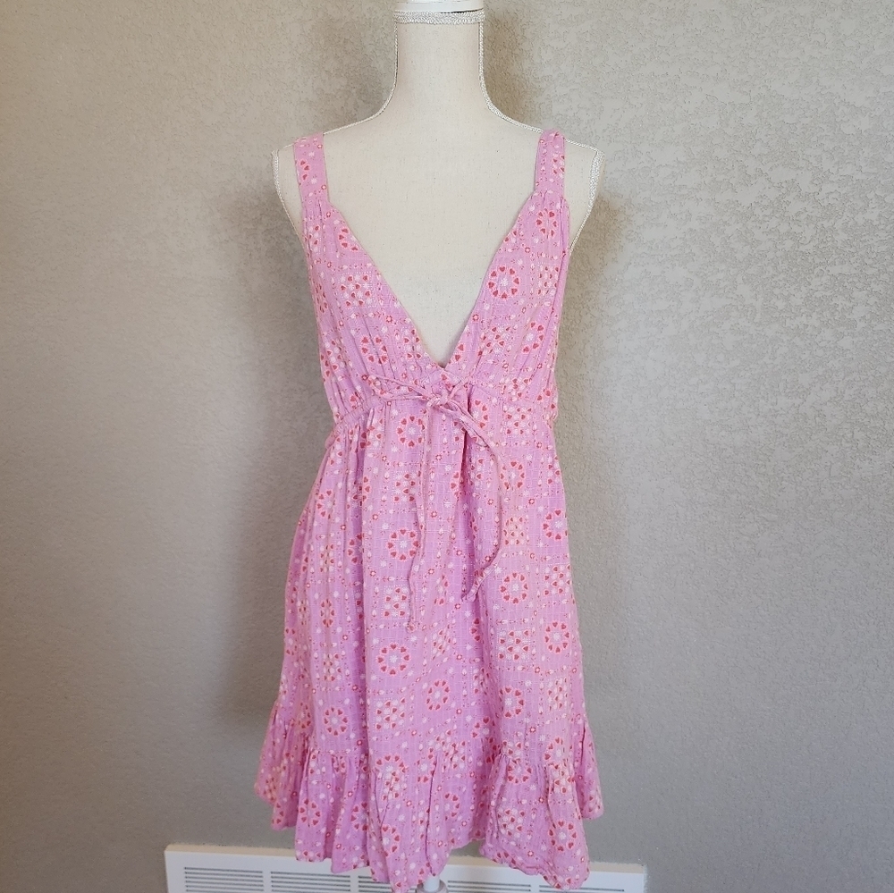Urban outfitters Heart open back dress size Large